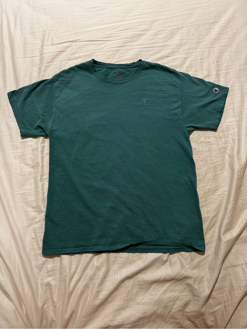 Turquoise Champion Oversized Tee